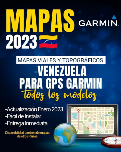 Imagen 1 de 1 de Actualización Mapas Gps Garmin 2023