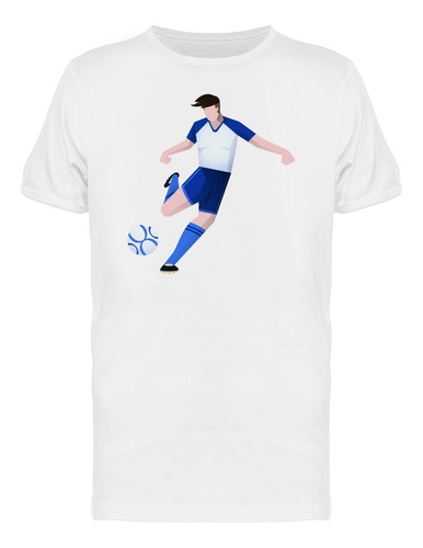 Dibujo De Futbolista Pateando La Pelota Camiseta De Hombre