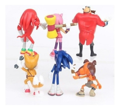 Mh Kit 12 Miniaturas Super Sonic Boom Tails Robotnik