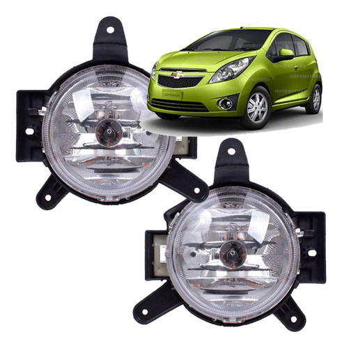 Farol Neblinero Chevrolet Spark Gt 2010-2015 Der + Izq