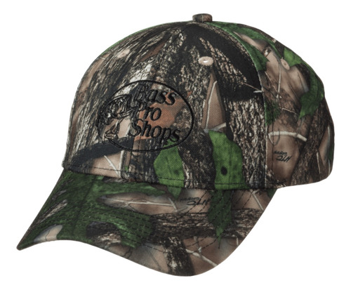 Gorra Bass Pro Shops Camo Para Adulto/ Htc Green - Original 