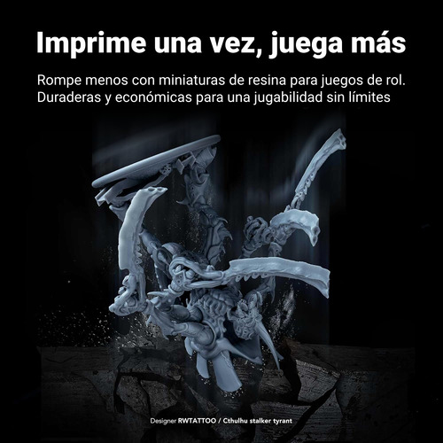 Resina 3d Phrozen 1l High Resolution Rpg Gray