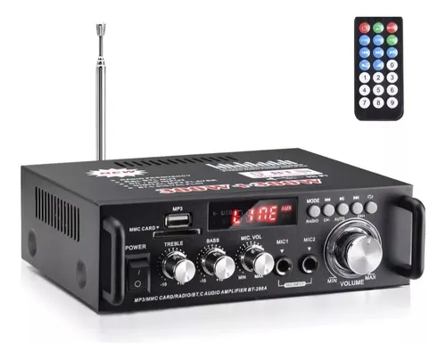 comprar Mini Planta Amplificada 300w+300w Con Bluetooth