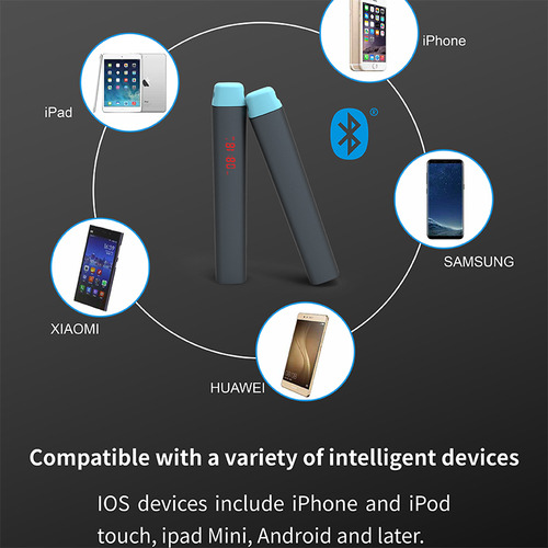 Salto Inteligente Bluetooth Para Saltar La Cuerda Con Contad