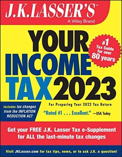 Book : J.k. Lassers Your Income Tax 2023 For Preparing Your