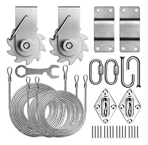 Hardware Kit Winch Set For Rectangle/square Sun Shade S...