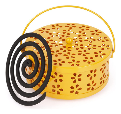 Soporte De Bobina For Mosquitos De Hierro Portátil Retro