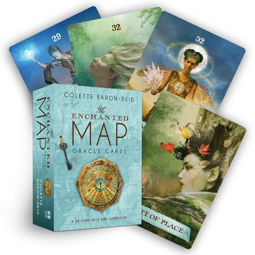 The Enchanted Map Oracle Cards : A 54-card Deck And Gui