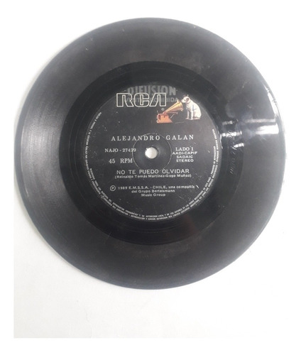 Vinilo Single Alejandro Galán 