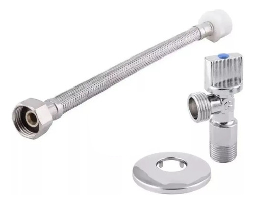 Kit Flexible 35cm Con Llave Angular 1/2 * 15/16 Taumm