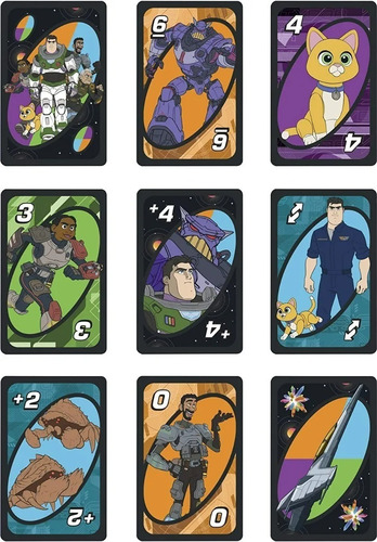 Uno Juego De Cartas Mattel Buzz Lightyear