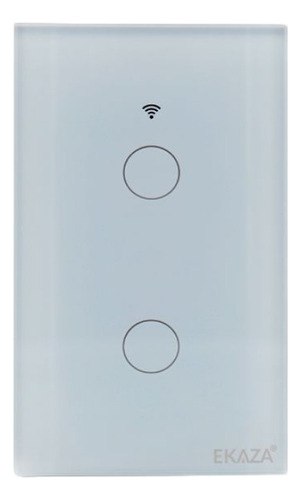 Interruptor Wifi Automação Residencial D Vidro 2 Botão Touch