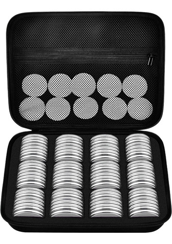 Capsulas X 96 Monedas De 46mm + Estuche Y Espumas Incluidas