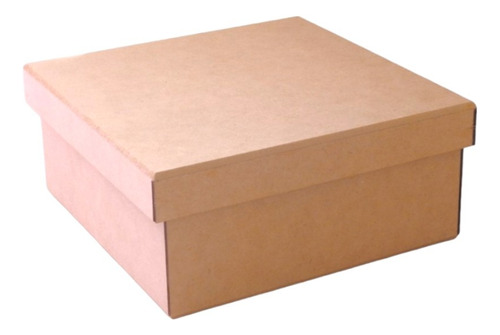 100 Cajas Mdf De 3mm 10 Cm X 10 Cm 6 Cm