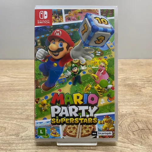 Jogo Mario Party Superstars Nintendo Switch Mídia Física