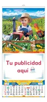 Comprar 100 Calendarios Mediano 31x70 Santoral Personalizado