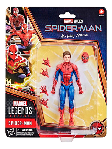 Spider Man Tom Holland No Way Home Legends Figura - Hasbro 