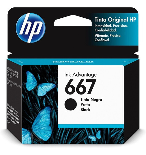 Imagem 7 de 8 de Kit Cartucho Tinta Original Hp 667 Preto/colorido 2376 2774