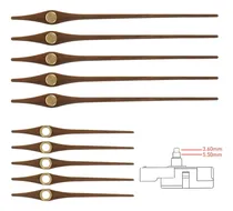 Comprar 5 Sets Reloj De Madera Manos De Madera Reloj Medias Pitinas 