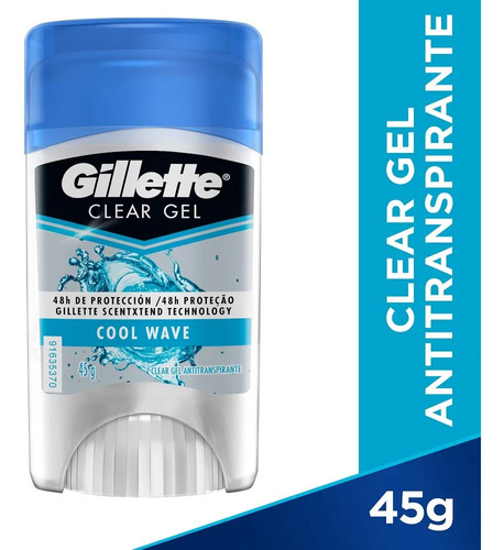Desodorante Gillette Gel 45 Gr Cool Wave