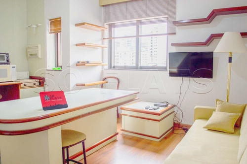 Imagem 4 de 15 de The Plaza - Flat Próximo A Av Paulista 1 Dormitório 45m² Com Sacada - Sf32560