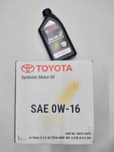 Aceite Full Sintetico 0w16 Toyota