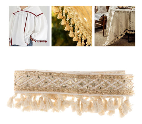 Bordado Floral Trim 36'' Diy Accesorios Encaje B