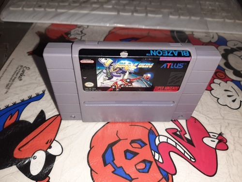 Blazeon Video Juego De Atlus Para Snes,original