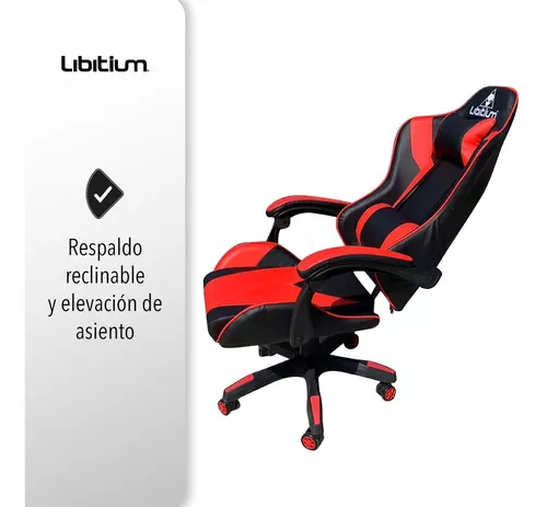 Sillón Gamer en vinipiel Rojo – Remate de Muebles