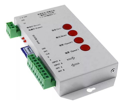 Controlador Led Rgb T1000s, Tarjeta Sd, Controlador 2048