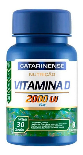 Vitamina D 2000ui Da Catarinense C/ 30 Cápsulas
