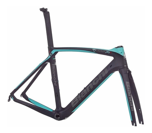 Cuadro De Bicicleta Oltre Xr4 Carbono Negro Bianchi