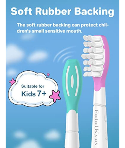 Cabezales De Repuesto Para Niños Para Philips Sonicare: 7+
