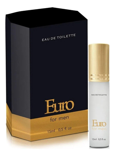 Perfume Masculino Afrodisíaco Ativa Feromonios Euro Men 15ml