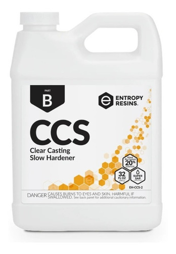 Resina Epoxica Transparente A+b Entropy 6kg Altos Espesores