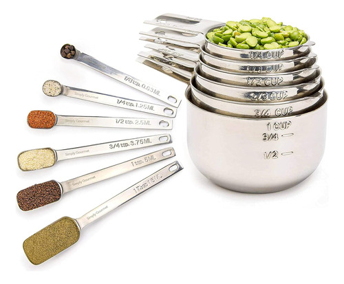 Simply Gourmet Measuring Cups And Spoons Designed To Last A