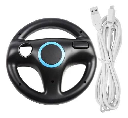 Volante Con Asa Wii U Y Cable De Carga