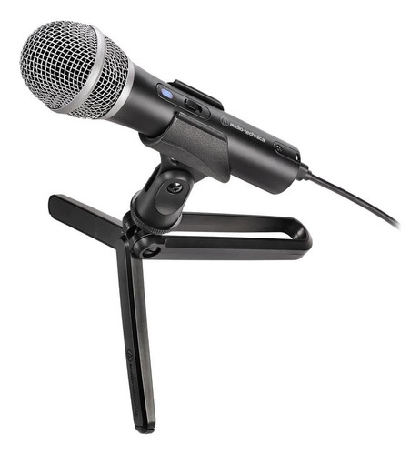 Microfone condensador Audio-Technica ATR2100x-USB USB/XLR, cor preta