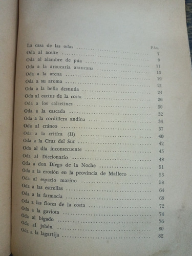 Imagen 3 de 5 de Nuevas Odas Elementales * Pablo Neruda * Losada 1971 *