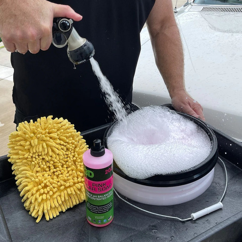 3d Pink Car Soap Shampoo Super Concentrado Alta Espuma 1 Gal