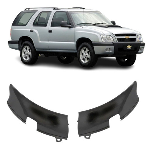 Kit Moldura Ponteira Churrasqueira Chevrolet Blazer 2003