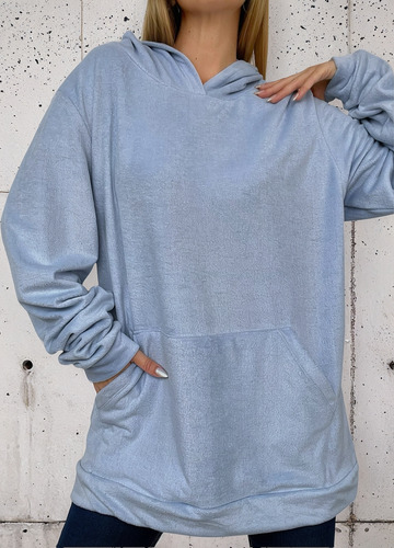 Maxi Buzo De Plush Mujer Bifaz