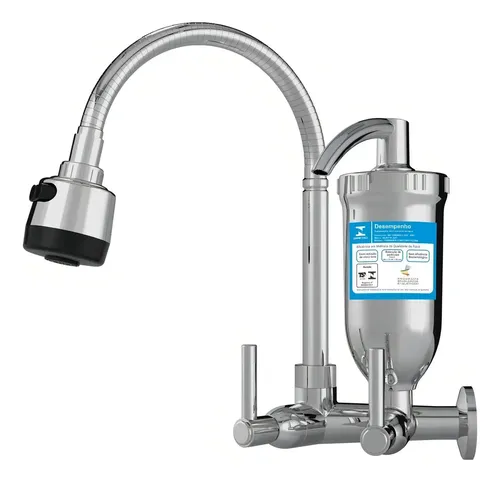 Injetplast 2167 gourmet C70 cor prateado brilhante torneira Abs f...