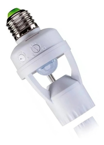 Imagem 1 de 4 de Sensor De Presença Com Fotocélula Para Lâmpada Soquete E27