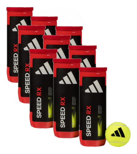 Bola De Padel adidas Speed Rx - Pac Com 09 Tubos