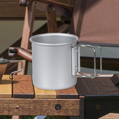 4 Taza Para Acampar Al Aire Libre Taza Ligera Argén
