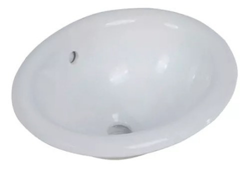 Bacha Para Baño Sobre Mesada Porcelana Piazza Blanco S009 