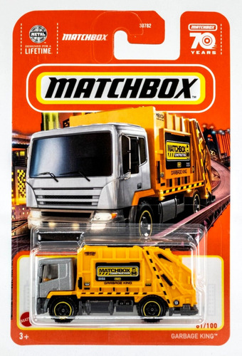 Matchbox - Vehículo Garbage King - 30782
