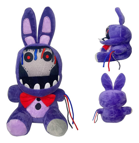 Juguetes De Peluche Ulthool Fnaf Withered Purple Bunny, 11 P
