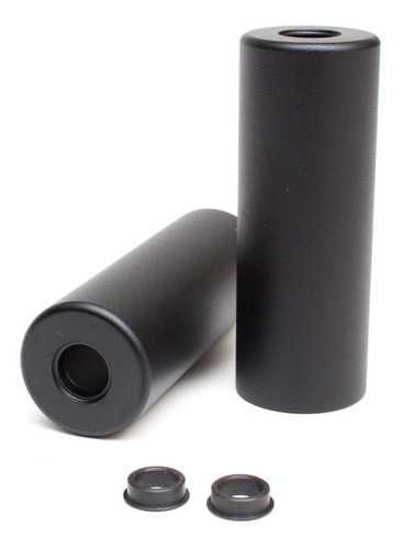 Par De Pegs Bmx Aluminio + Adaptadores Eje ¡livianos! 100mm